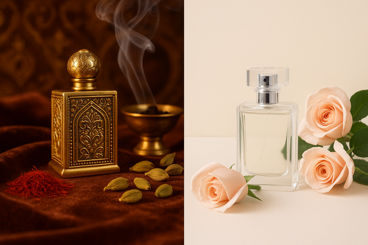 Arabic vs Western perfume