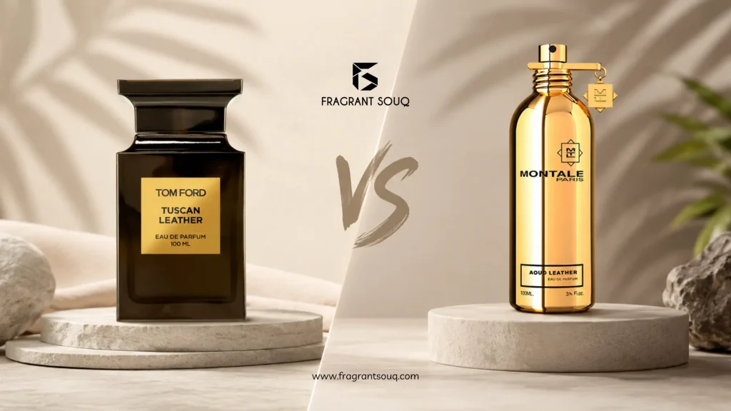 Montale Aoud Leather vs Tom Ford Tuscan Leather – Which Leather Fragrance Wins?
