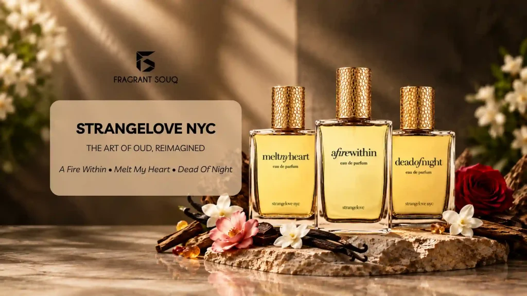 Strangelove NYC Oud Perfumes: A Fire Within, Melt My Heart & Dead Of Night